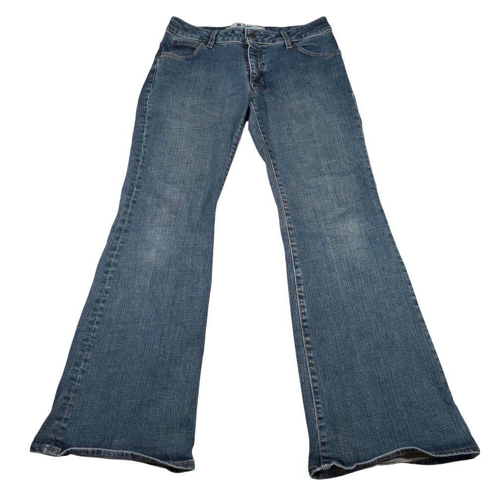 Gap Flare Jeans Women 4A (FITS 29x28) Blue Stretch Denim Mid Rise 2000s Retro